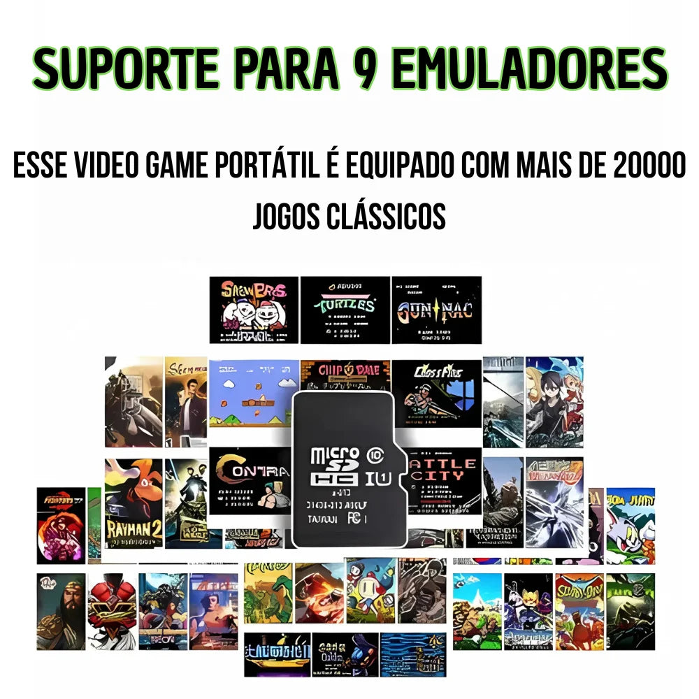Console Stick 4K Gamer com 20.000+ Jogos Retrô