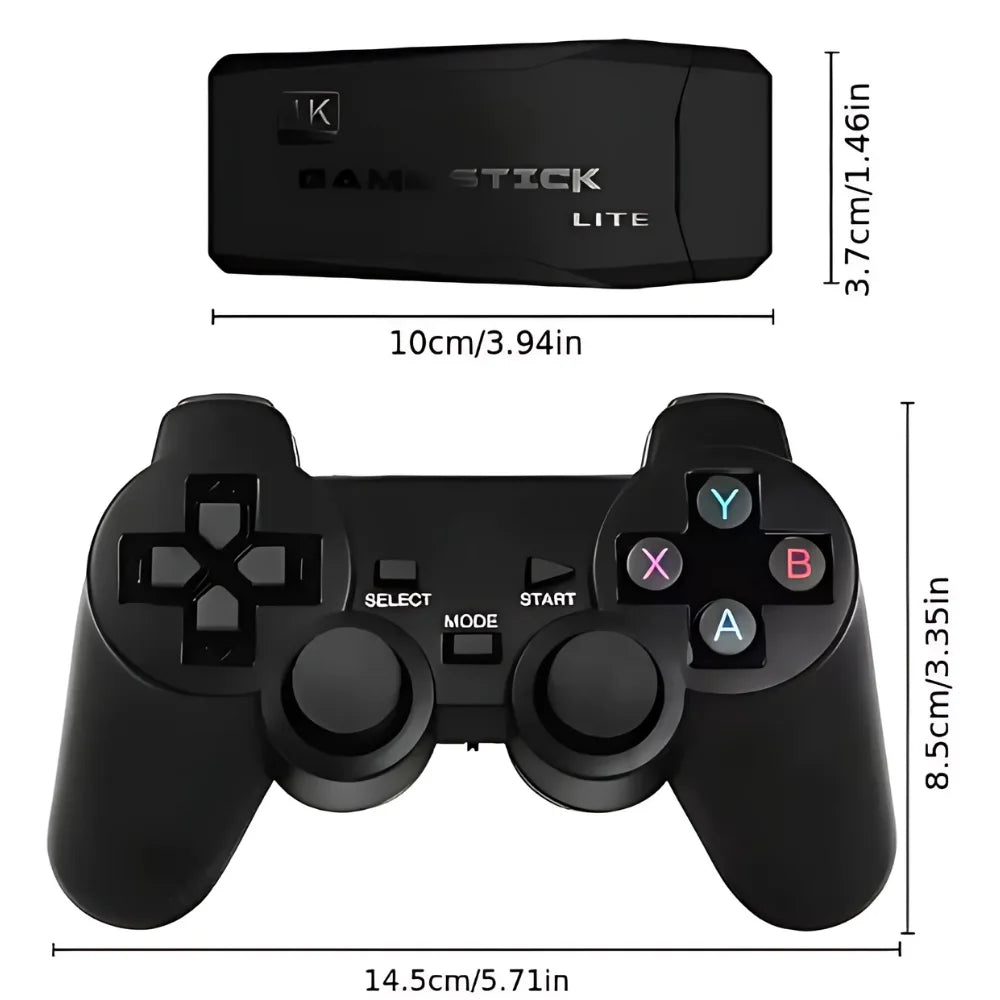 Console Stick 4K Gamer com 20.000+ Jogos Retrô