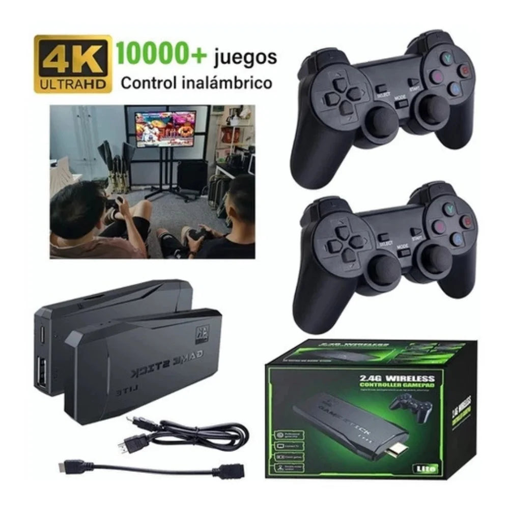 Console Stick 4K Gamer com 20.000+ Jogos Retrô
