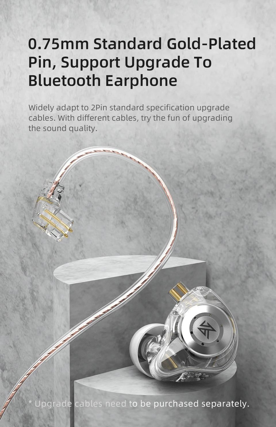 Fone Gamer KZ EDX Pro Bass