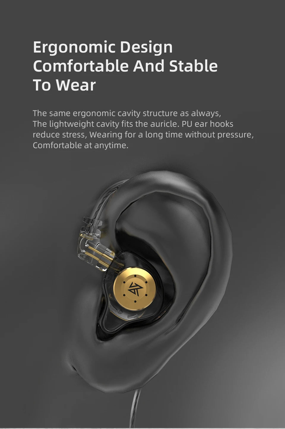 Fone Gamer KZ EDX Pro Bass