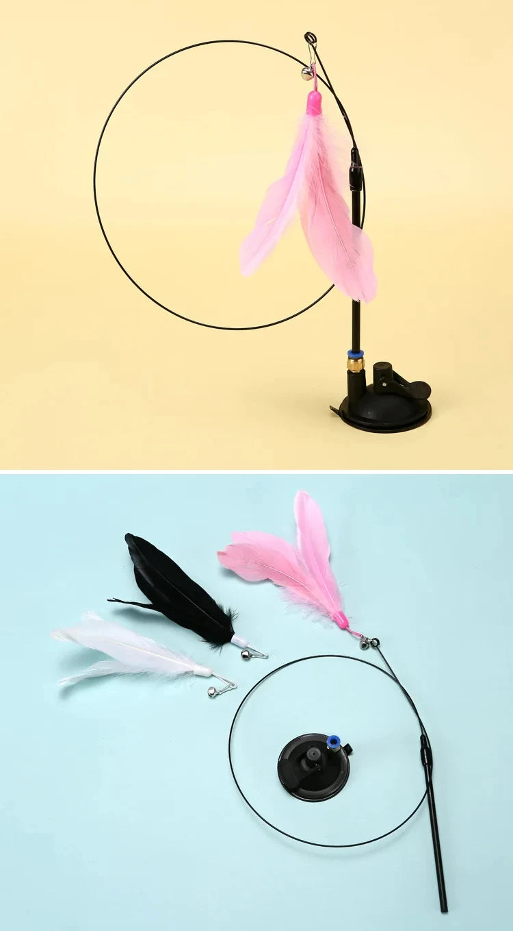 Brinquedo Interativo para Gatos com Ventosa