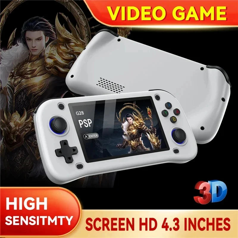 🎮 Console Portátil Retrô G28 4,3" — 20.000+ Jogos