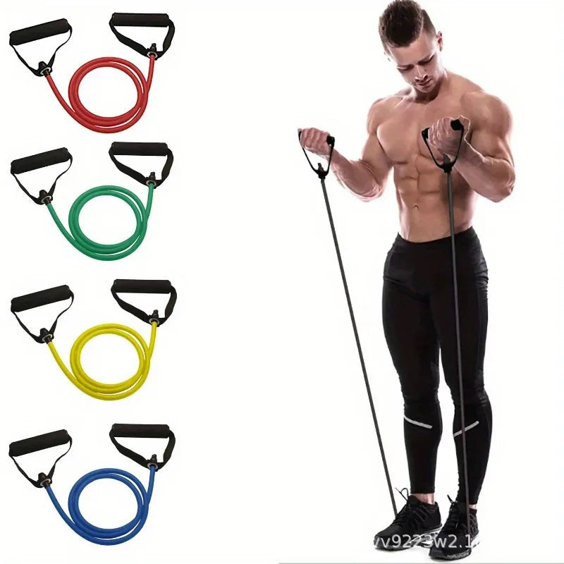 Kit Resistance Bands com Pegadores 5 Níveis Para Treino em Casa
