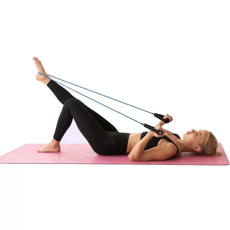 Kit Resistance Bands com Pegadores 5 Níveis Para Treino em Casa