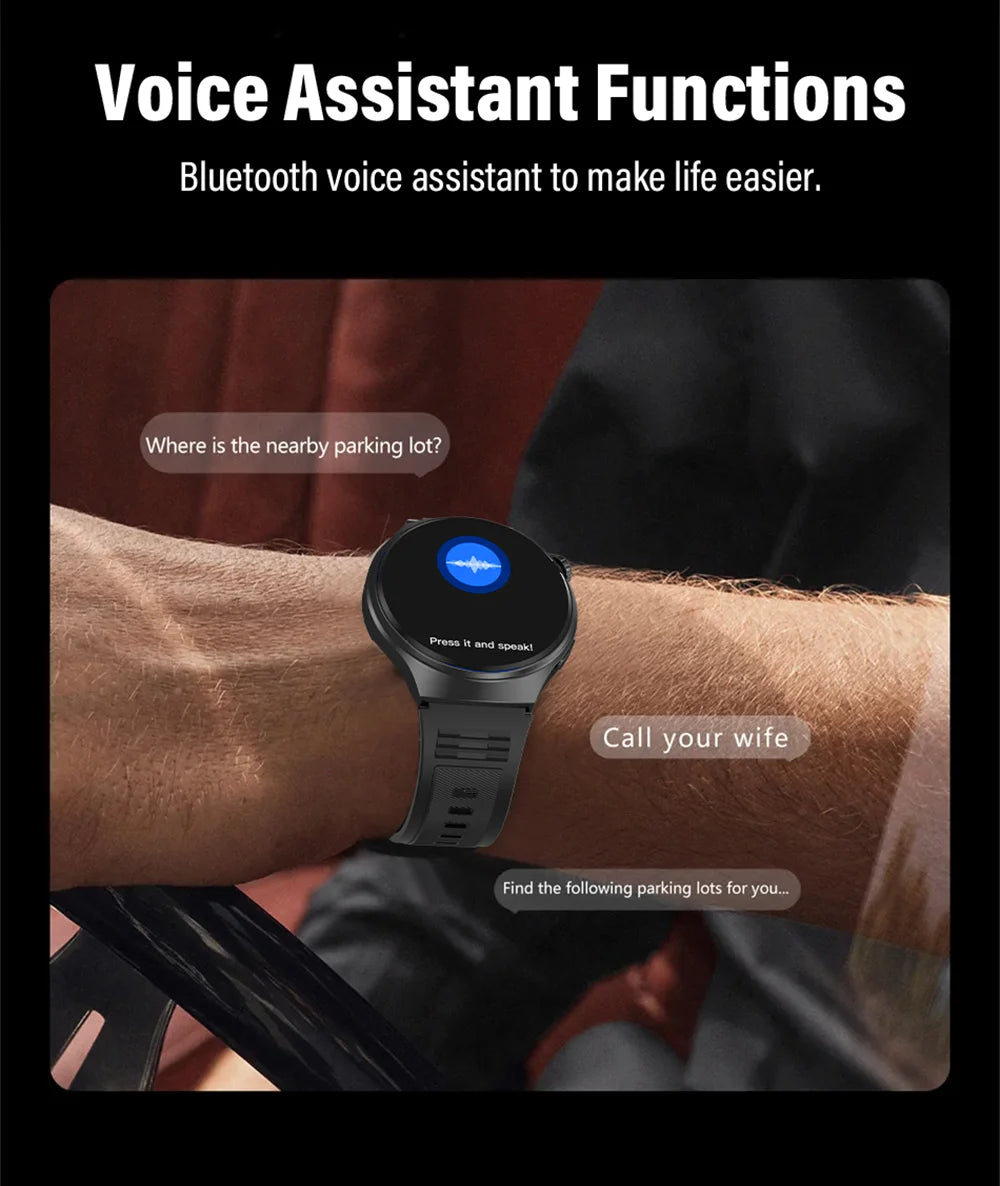 Smartwatch Masculino 2025 HD Bluetooth Chamadas e Monitor de Saúde