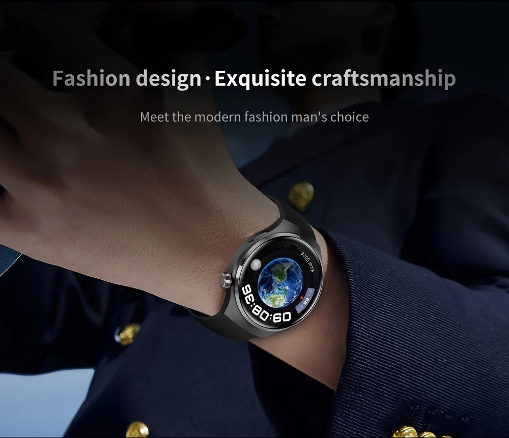 Smartwatch Masculino 2025 HD Bluetooth Chamadas e Monitor de Saúde