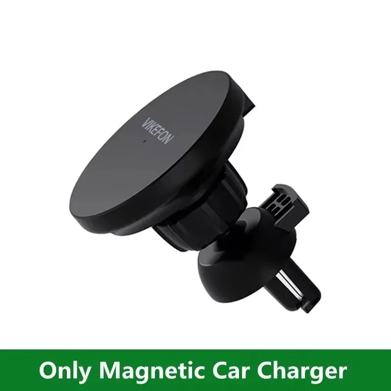 Suporte Veicular Magnético MagSafe com Carregador Wireless Fast Charge