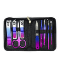 Kit Manicure e Pedicure em Aço Inoxidável – Cortadores de Unha, Tesoura e Estojo Portátil