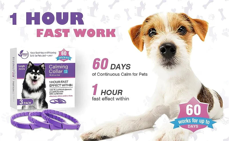 🐾 Coleira Calmante para Cães e Gatos – Proteção e Relaxamento