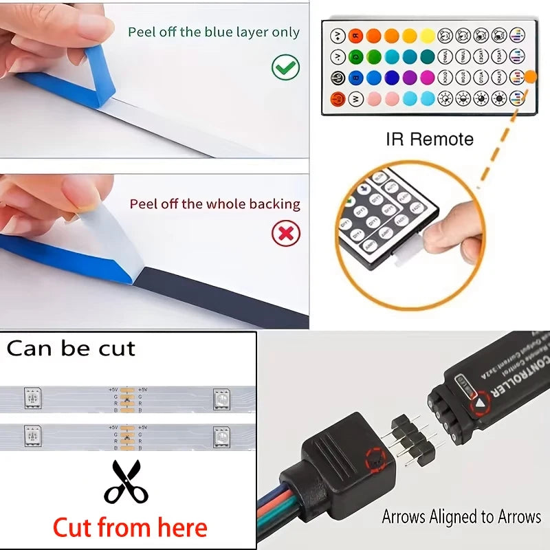 Fita LED Inteligente com APP Control