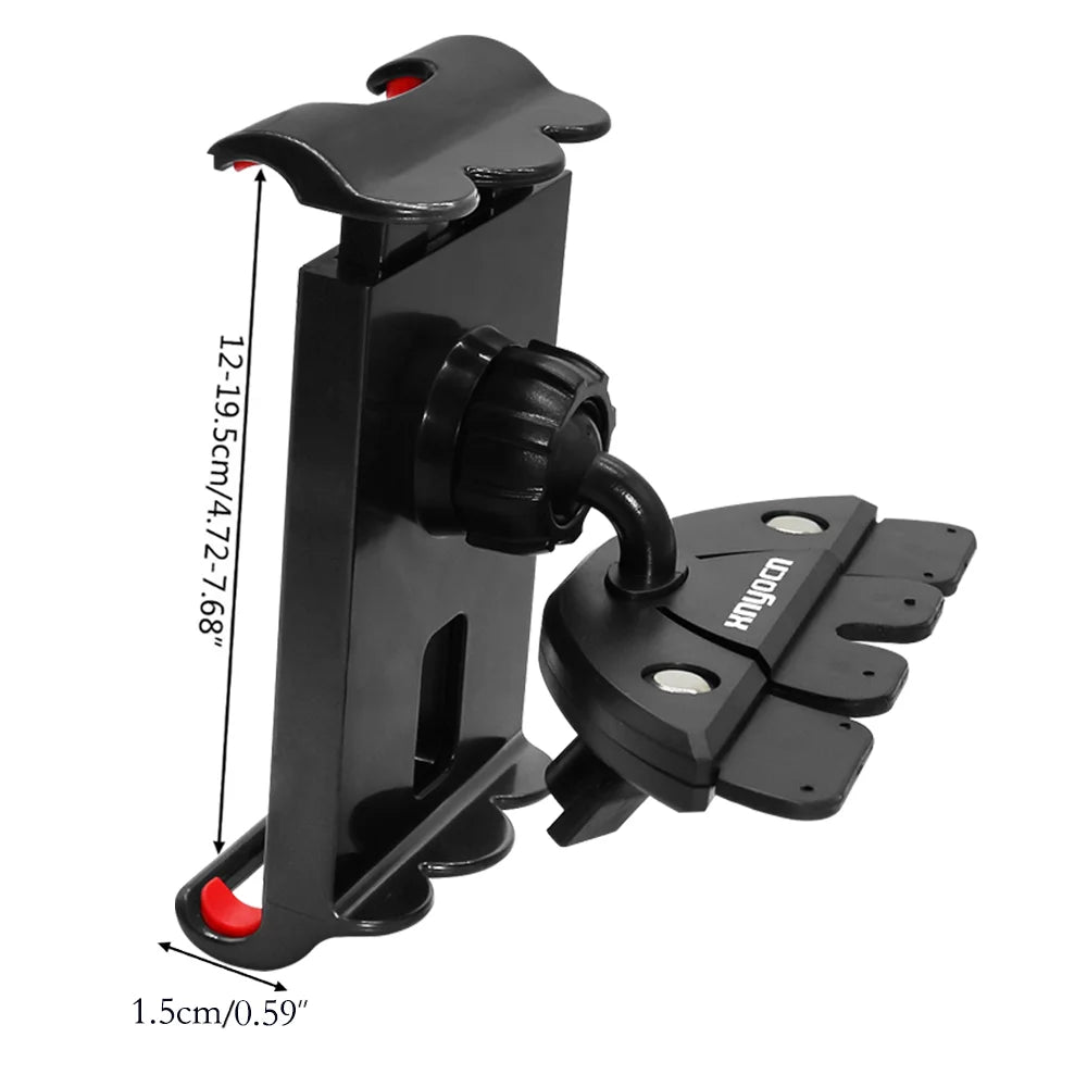 Suporte Veicular Universal para Tablet e Celular – Rotação 360°