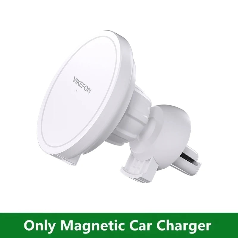 Suporte Veicular Magnético MagSafe com Carregador Wireless Fast Charge