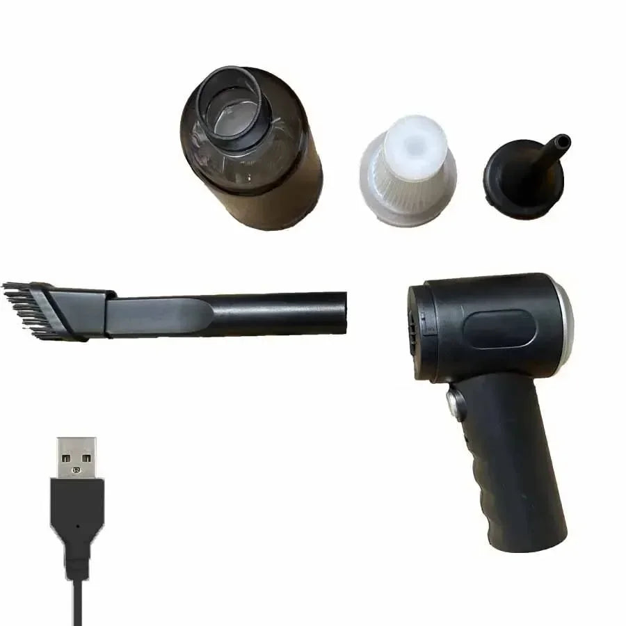 Mini Aspirador Wireless 9000Pa Potente Para Carro e Sofá