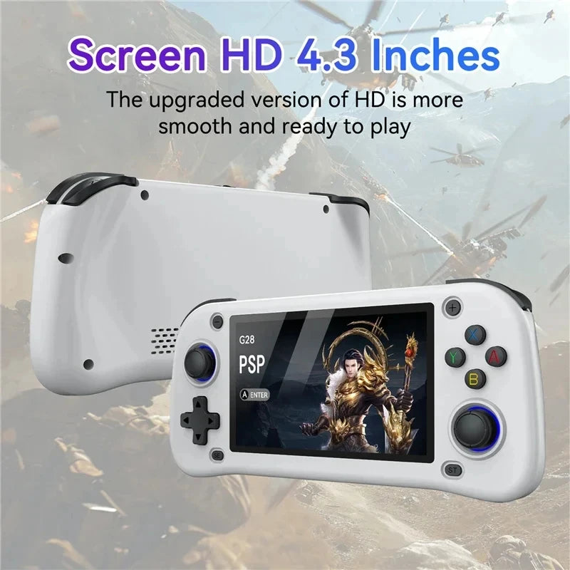 🎮 Console Portátil Retrô G28 4,3" — 20.000+ Jogos