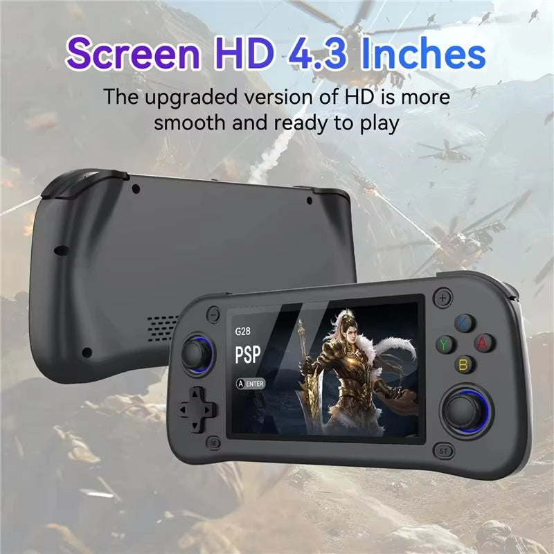 🎮 Console Portátil Retrô G28 4,3" — 20.000+ Jogos