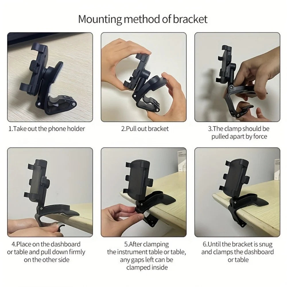 Suporte Veicular 360° Universal para Celular Premium