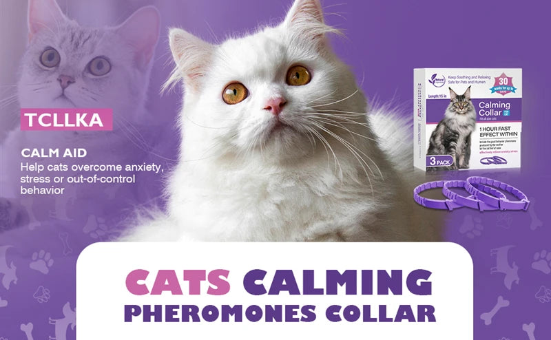 🐾 Coleira Calmante para Cães e Gatos – Proteção e Relaxamento