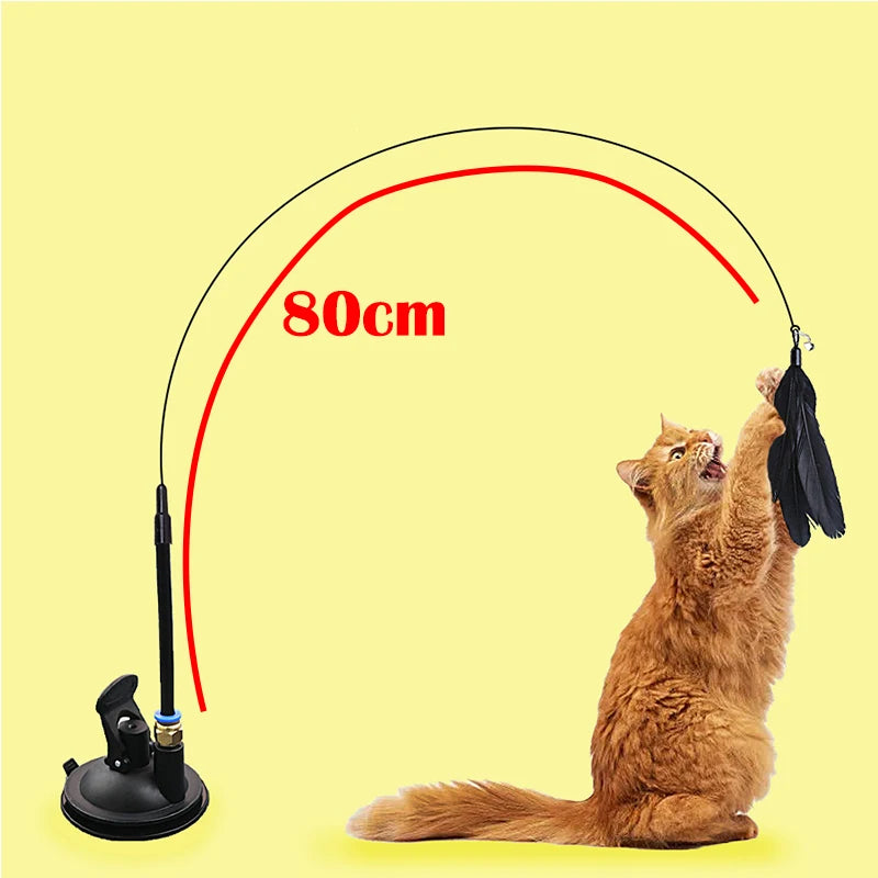 Brinquedo Interativo para Gatos com Ventosa