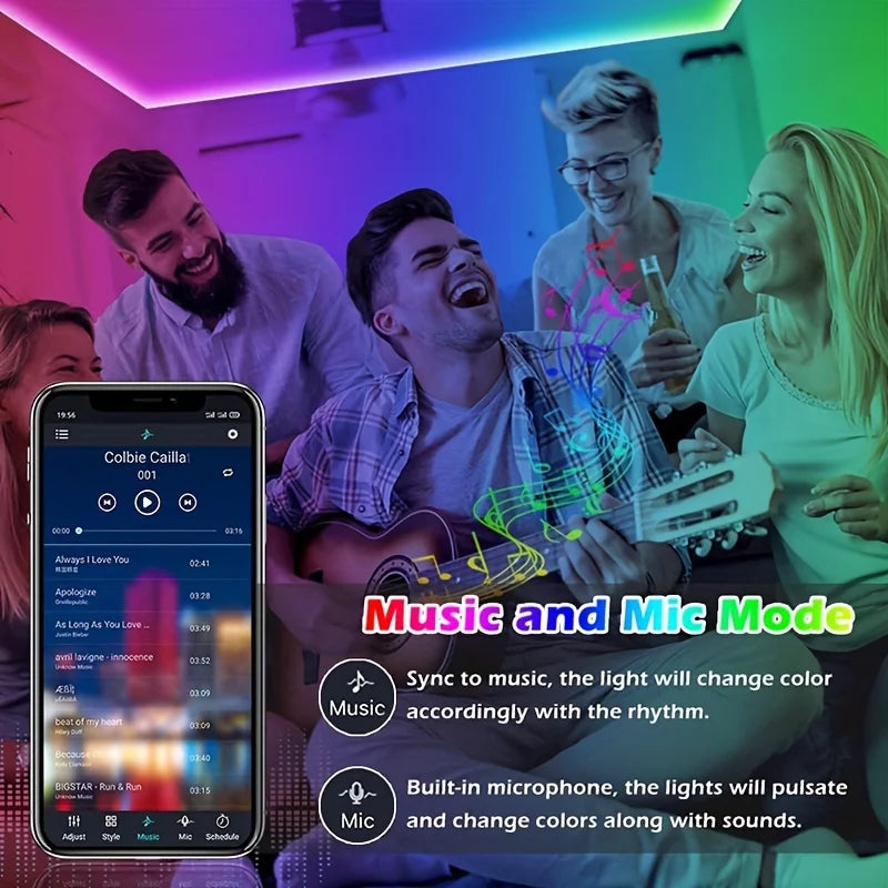 Fita LED Inteligente com APP Control