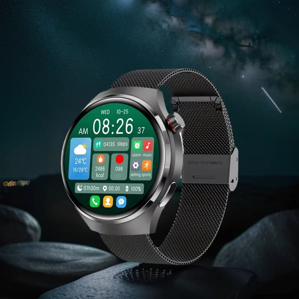 Smartwatch Masculino 2025 HD Bluetooth Chamadas e Monitor de Saúde