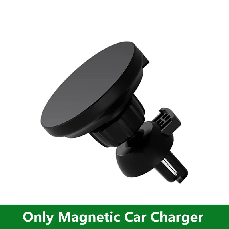 Suporte Veicular Magnético MagSafe com Carregador Wireless Fast Charge