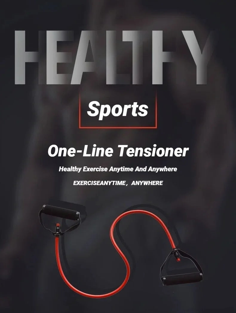 Kit Resistance Bands com Pegadores 5 Níveis Para Treino em Casa