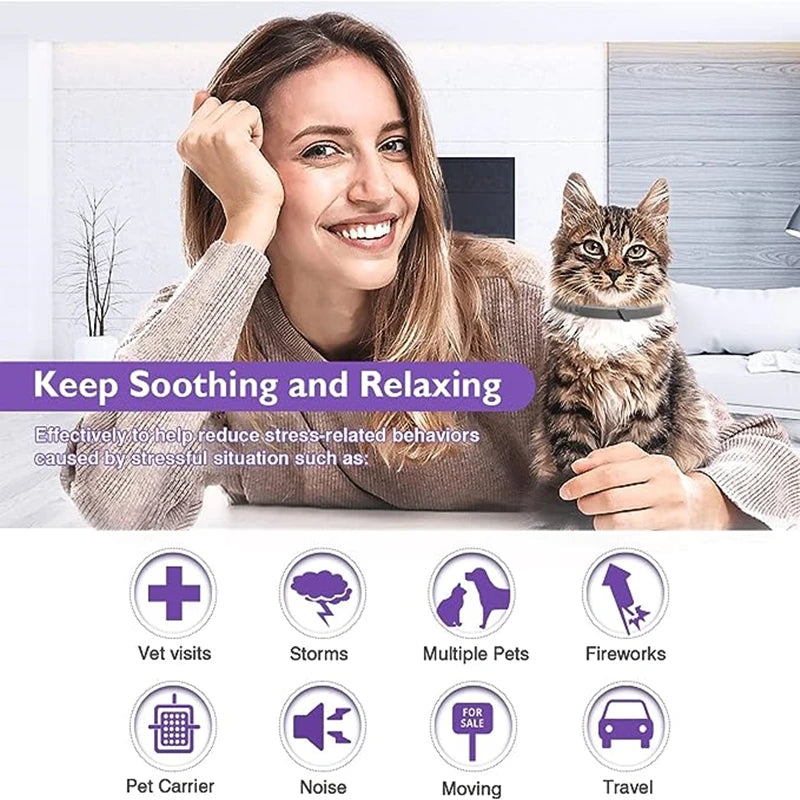 🐾 Coleira Calmante para Cães e Gatos – Proteção e Relaxamento