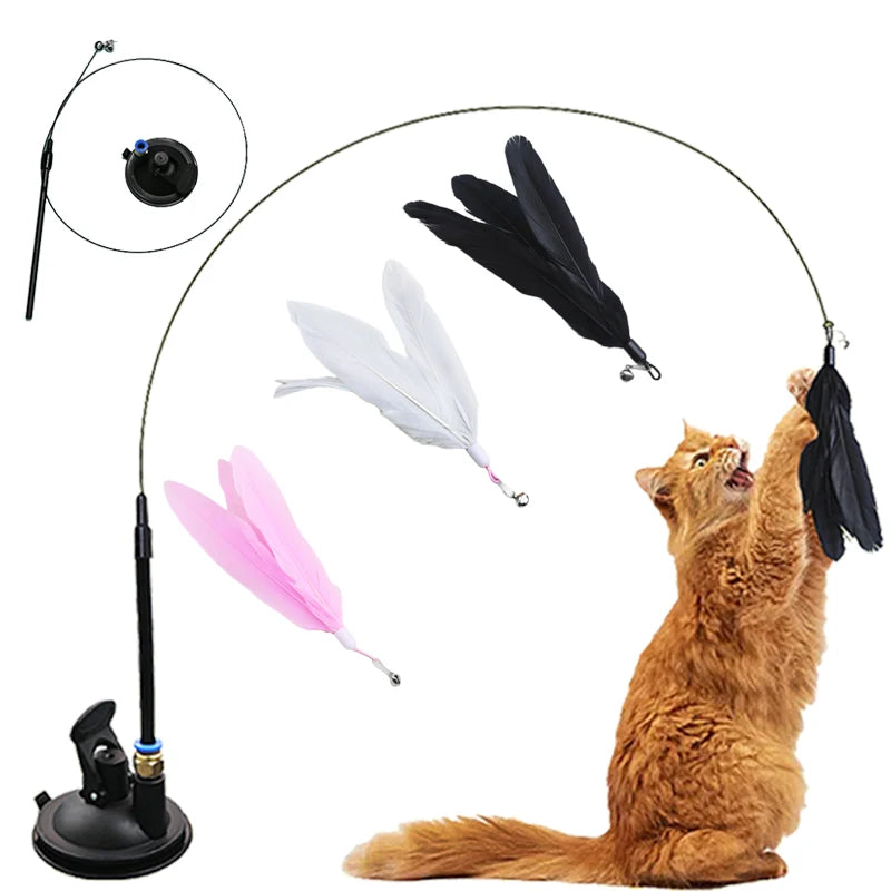 Brinquedo Interativo para Gatos com Ventosa